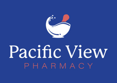Pacific View Pharmacy Logo – JNK Services  Pacific View Pharmacy Logo