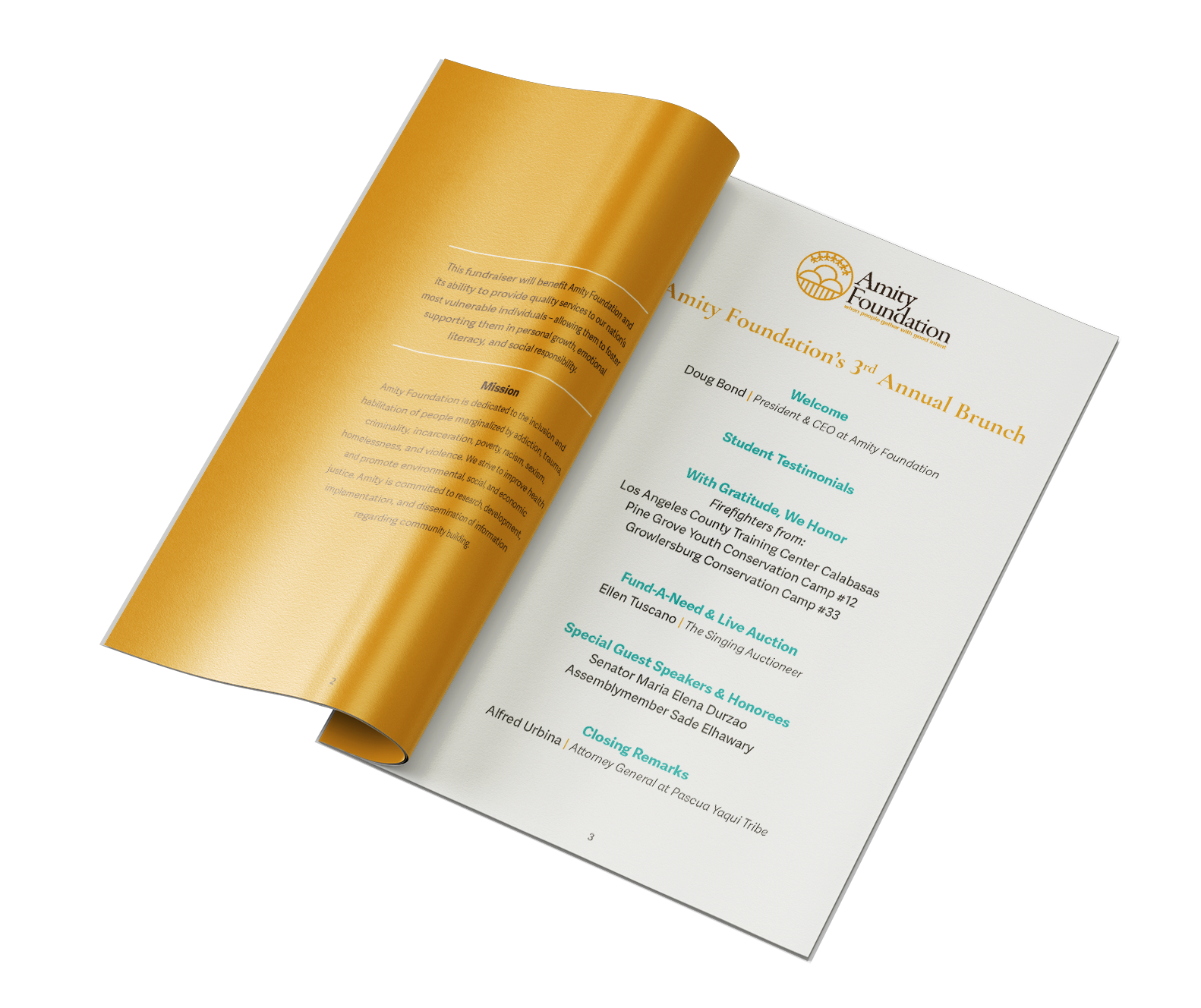 Amity Luncheon Program