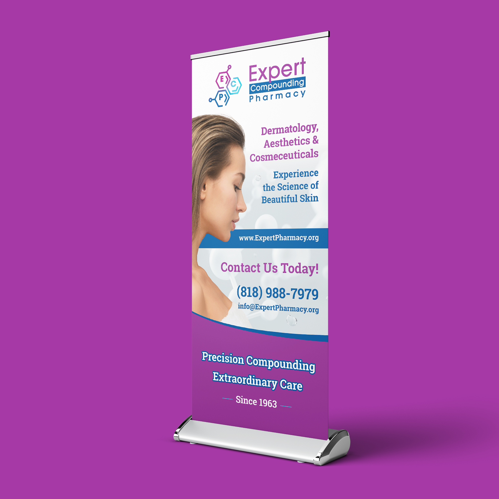 Mockups Design Expert Compounding Pharmacy Standup Banner